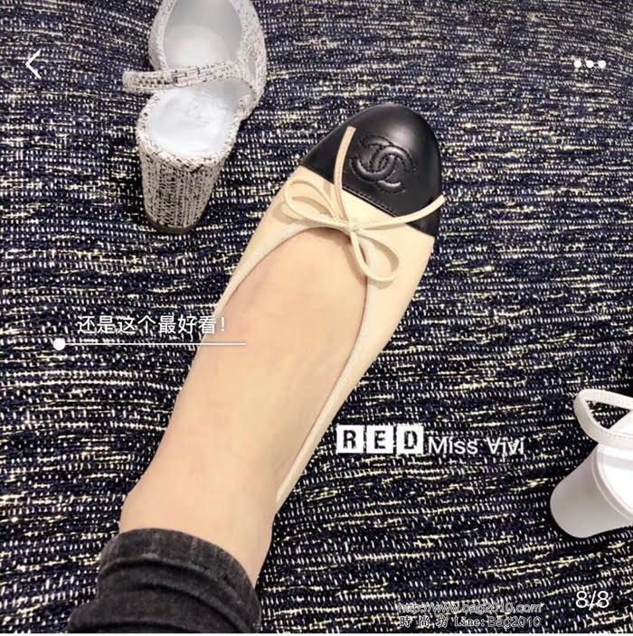 CHANEL香奈兒 經典款 頂級貨 進口對版布面 原版複製 進口真皮大底 芭蕾舞鞋 時尚單品 明星網紅同款  dsX1188